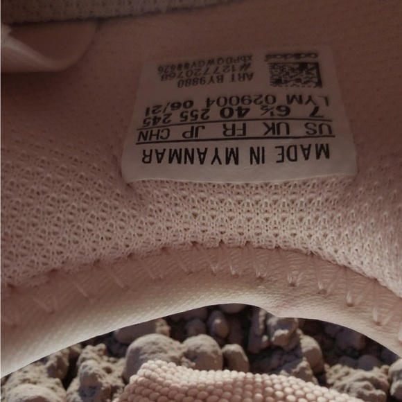 Adidas Women's Soft Pink Mesh Sneakers - Picture 6 of 6